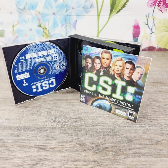 CSI PC Game Lot Of 2 CSI Crime Scene Investigation CSI 3 Dimensions Of Murder - Picture 9 of 11